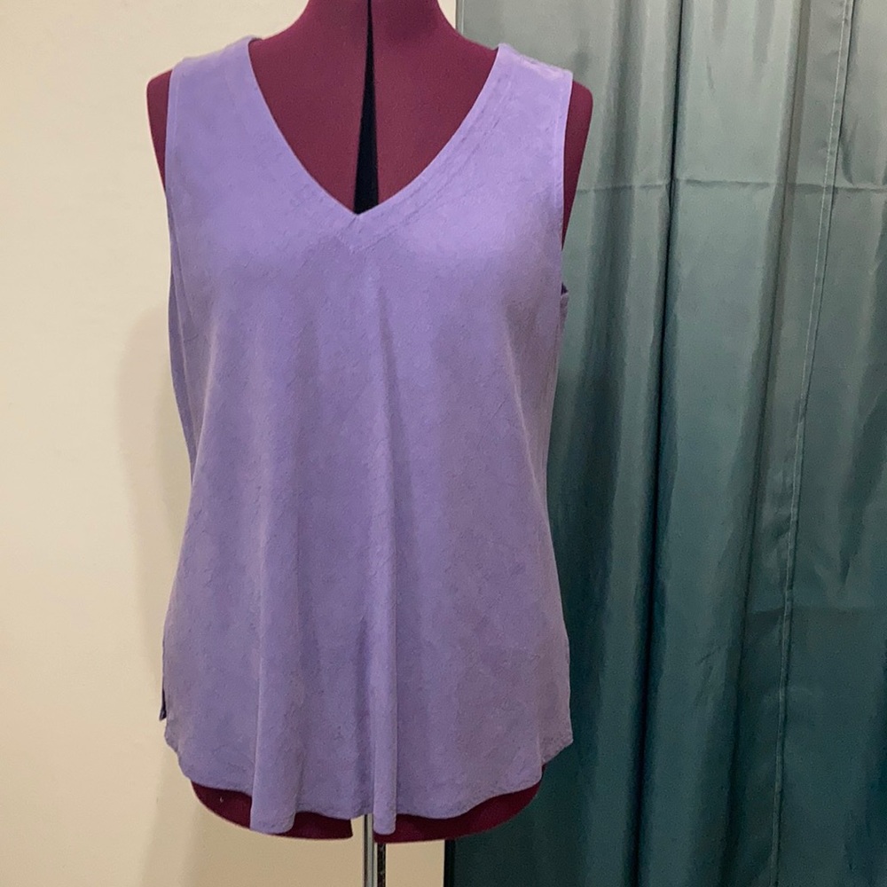 Light purple Tencel Erika Bias Tank Top M